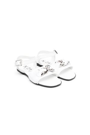 white leather sandals N°21 KIDS | 7330402